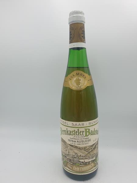Wwe. Dr. H. Thanisch - Bernkasteler Badstube Auslese GOLDKAPSEL 1976