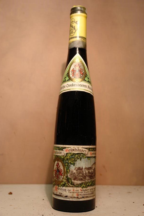 C. von Schubertsche Schlosskellerei Maximin Grünhäuser Herrenberg Edelste Trockenbeerenauslese 1921