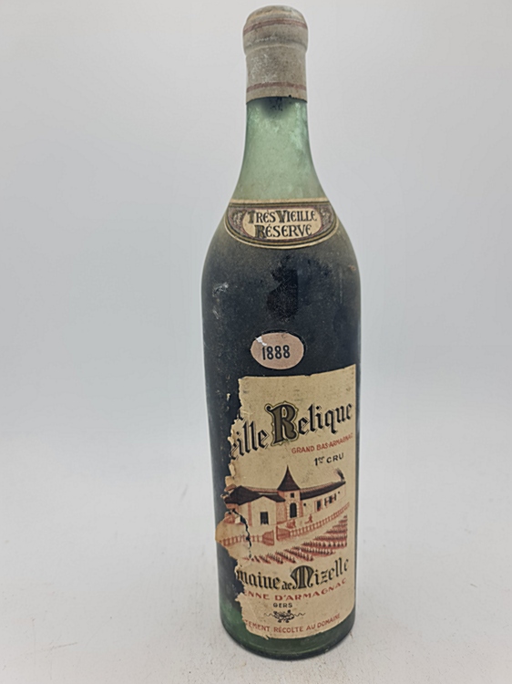 Domaine de Mizelle La Vieille Relique Grand Bas Armagnac 1er cru Réserve 1888 40% alc by vol