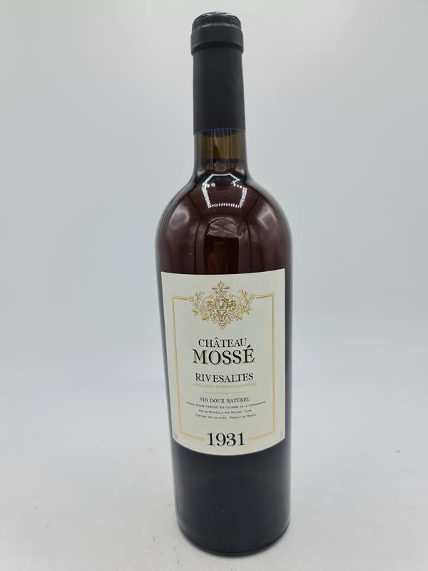 Château Mossé Rivesaltes Languedoc-Roussillon 1931