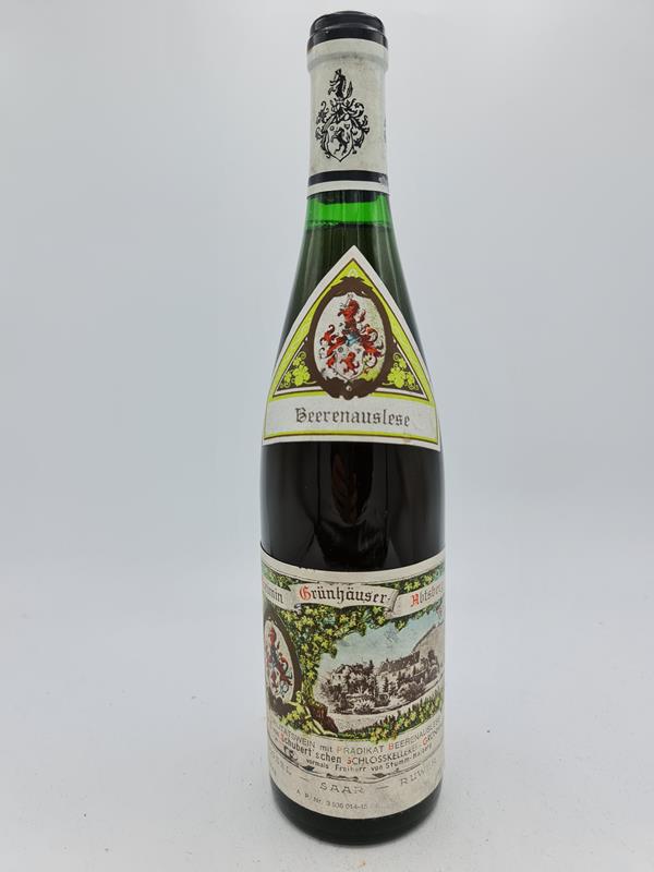 C. von Schubertsche Schlosskellerei Maximin Grünhäuser Abtsberg Riesling Beerenauslese 1983