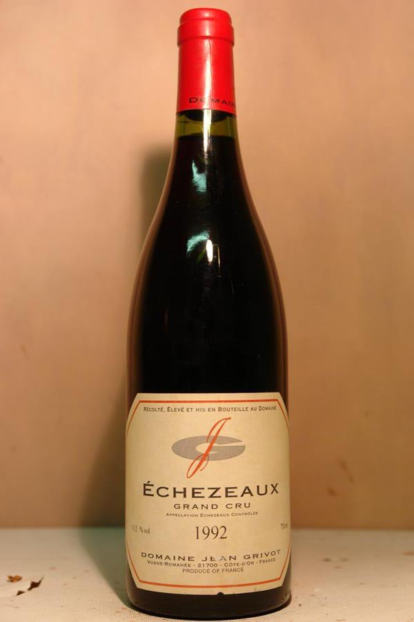 Domaine Jean Grivot - Echezeaux 'Grand Cru' 1992