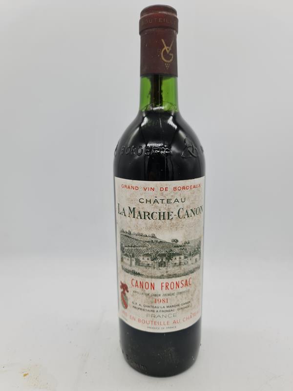 Château La Marche-Canon Canon Fronsac 1981