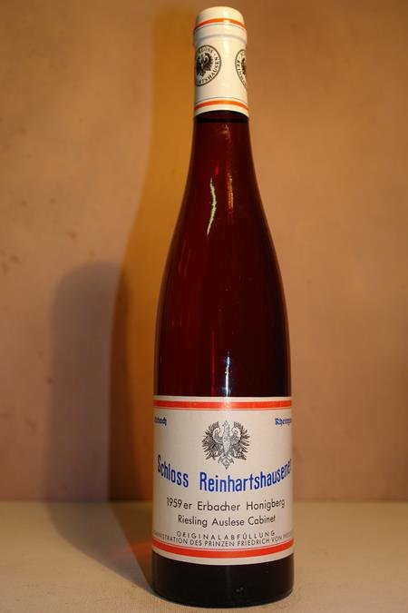 Schloss Reinhartshausen - Erbacher Honigberg Riesling Auslese cabinet 1959 'ex estate treasure chamber 2018'