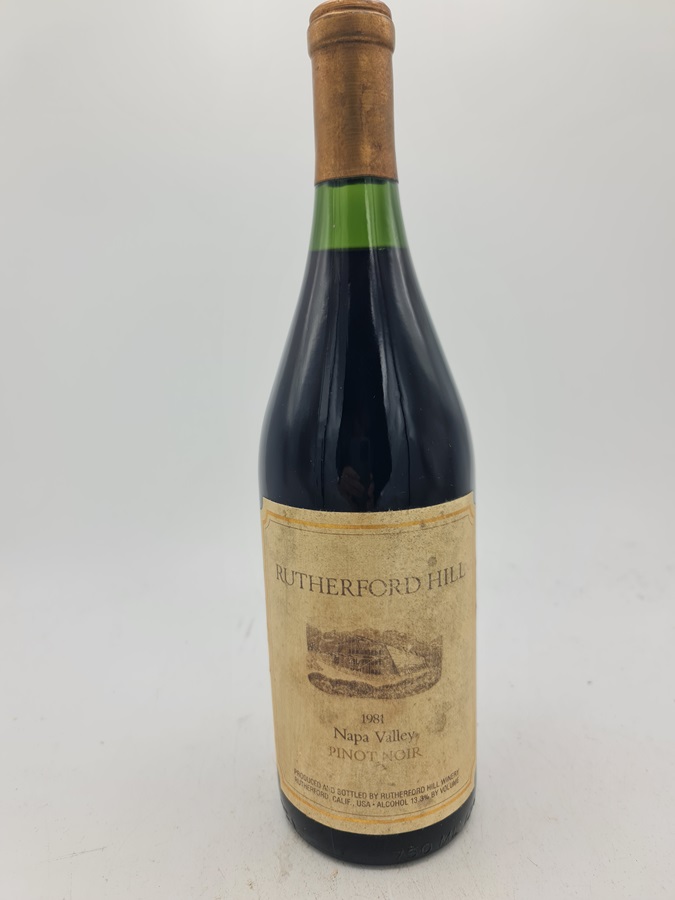Rutherford Hill Pinot Noir Napa Valley USA 1981