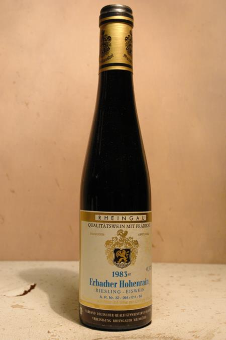 Eberhart Ritter und Edler von Oetinger - Erbacher Hohenrain Riesling Eiswein 1983 375ml