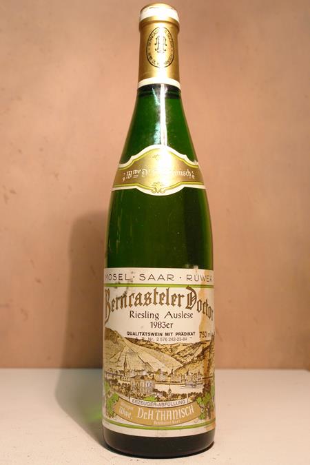 Wwe. Dr. H. Thanisch - Bernkasteler Doctor Riesling Auslese Goldkapsel 1983