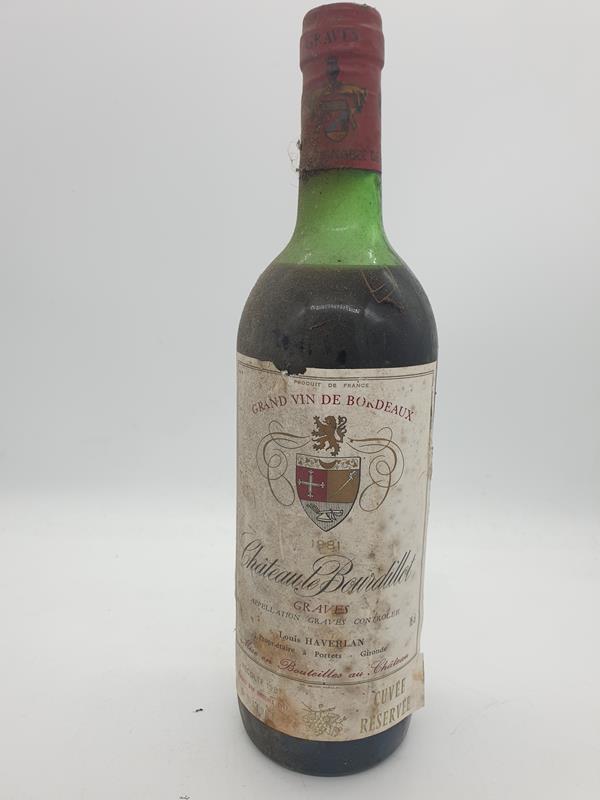 Château Bourdillet Graves 1981