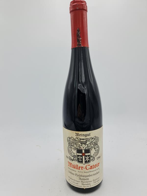 Müller-Catoir - Gimmeldringer Meerspinne Spätburgunder Spätlese trocken dry 1989