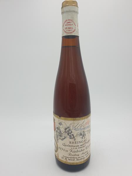 Robert Weil - Kiedricher Wasseros Riesling Auslese 1976