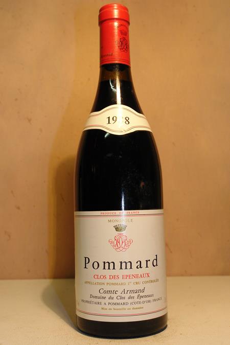 Domaine des Epeneaux Comte Armand - Pommard 1er Cru 'Clos des Epeneaux' Monopole 1988