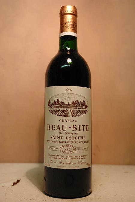 Château Beau Site St. Estephe 1986