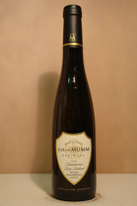 Mumm´sche Weinbaudomane - Rüdesheimer Berg Rottland Riesling Trockenbeerenauslese 2005 375ml