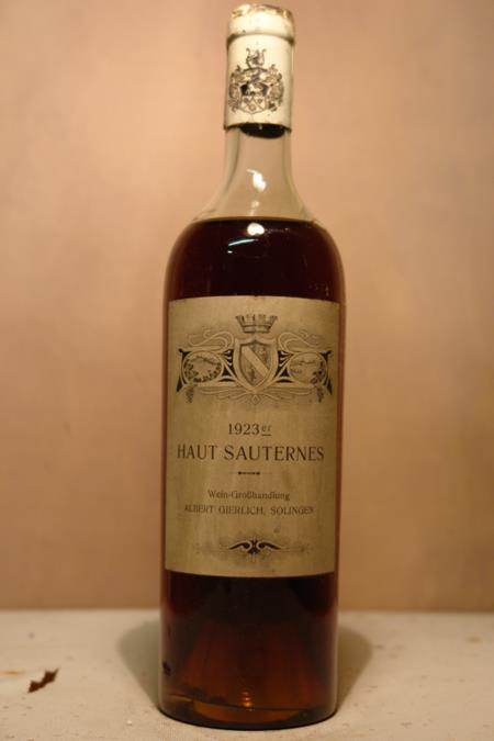 Albert Gierlich Haut-Sauternes 1923