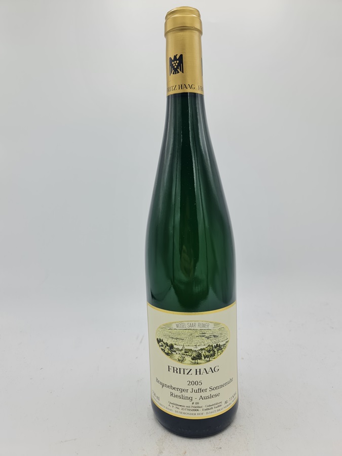 Fritz Haag - Brauneberger Juffer-Sonnenuhr Riesling Auslese #09 Goldkapsel 2005