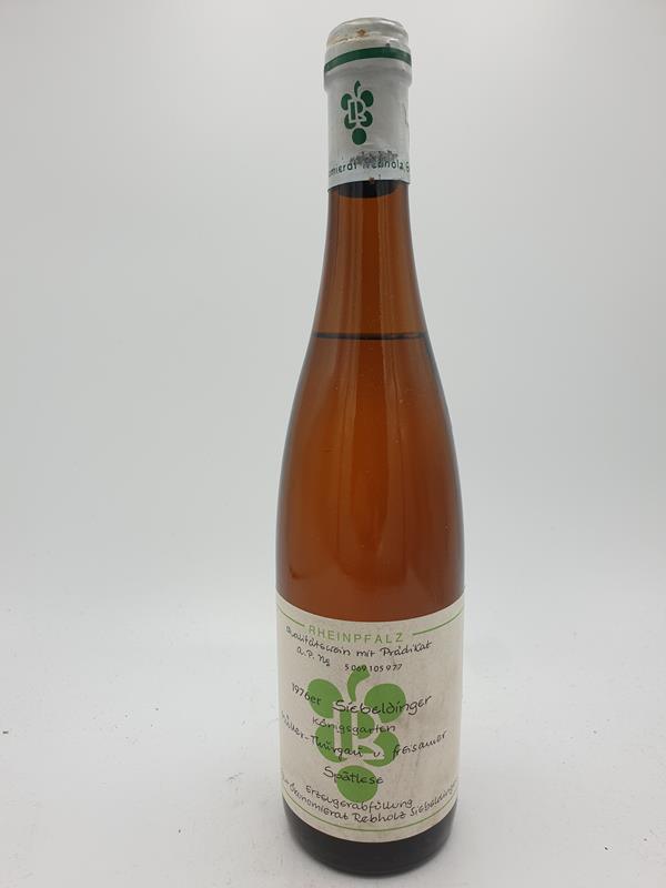 Ökonomierat Rebholz - Siebeldinger Königsgarten Müller-Thurgau und Freisamer Spätlese 1976