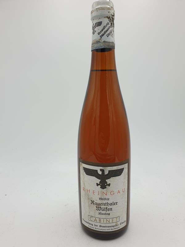 Hessische Staatsweingüter Kloster Eberbach - Rauenthaler Wülfen Riesling Cabinet 1969
