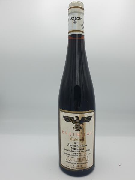 Hessische Staatsweingüter Kloster Eberbach - Assmannshäuser Höllenberg Spätburgunder Weissherbst Beerenauslese Fass N°40 1967
