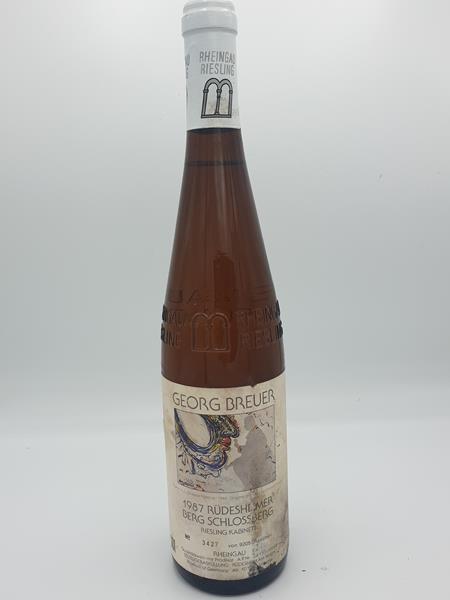 Georg Breuer - Rüdesheim Berg Schlossberg Riesling trocken dry Q.b.a. Charta Wein 1987