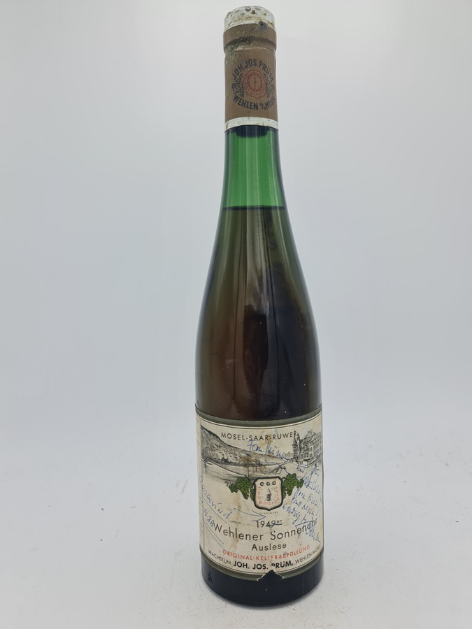 J. J. Prüm - Wehlener Sonnenuhr Riesling Auslese Goldkapsel 1949