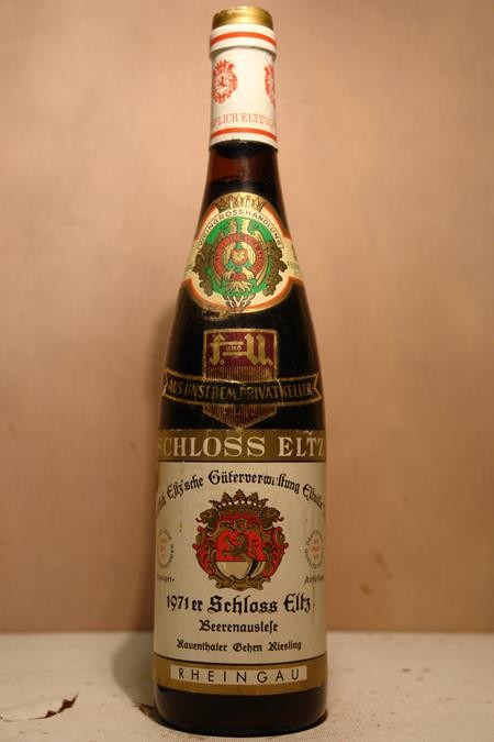 Schloss Eltz - Rauenthaler Gehrn Riesling Beerenauslese 1971