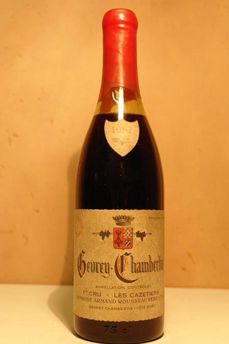 Armand Rousseau - Gevrey-Chambertin 1er Cru 'Les Cazetiers' 1967