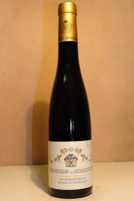 Reichsgraf von Kesselstatt - Scharzhofberger Riesling Beerenauslese Goldkapsel 1989 375ml