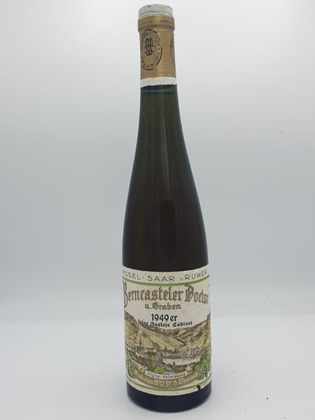 Wwe. Dr. H. Thanisch - Bernkasteler Doctor und Graben Riesling feine Auslese 1949