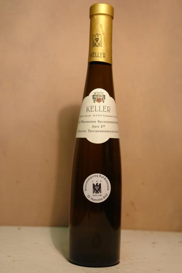 Weingut Keller - Westhofen Brunnenhäuschen 'Abts E.' Riesling Trockenbeerenauslese Goldkapsel Versteigerungswein 2010 375ml