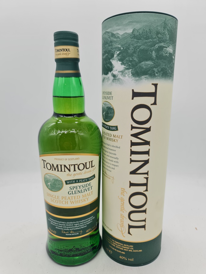 Tomintoul bottled 2015 Single Malt Scotch Whisky 'With a Peaty Tang' 40% alc by vol 700ml OC