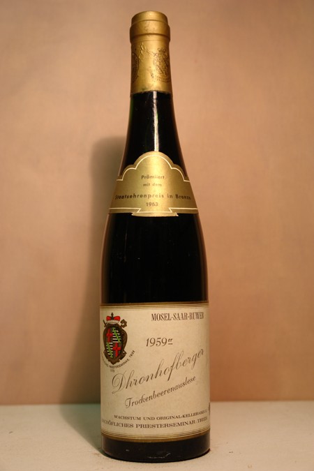 Bischöfliches Priesterseminar - Drohner Hofberg Riesling Trockenbeerenauslese 1959