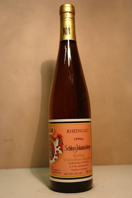Schloss Johannisberg - Riesling Goldlack Trockenbeerenauslese 1999
