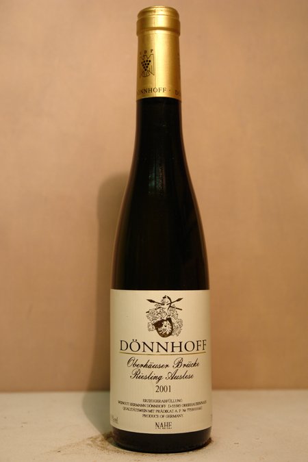 Hermann Dönnhoff - Oberhäuser Brücke Riesling Auslese Goldkapsel 2001 375ml