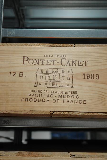 Château Pontet-Canet 1989 OWC 12 bottles 9000ml case