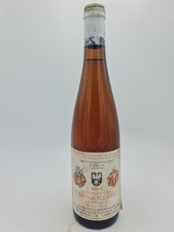 Weingut Heinrich Nepomuk Steiert - Freiherr von Fahnenberg Auslese 'Bestes Fass' 1949