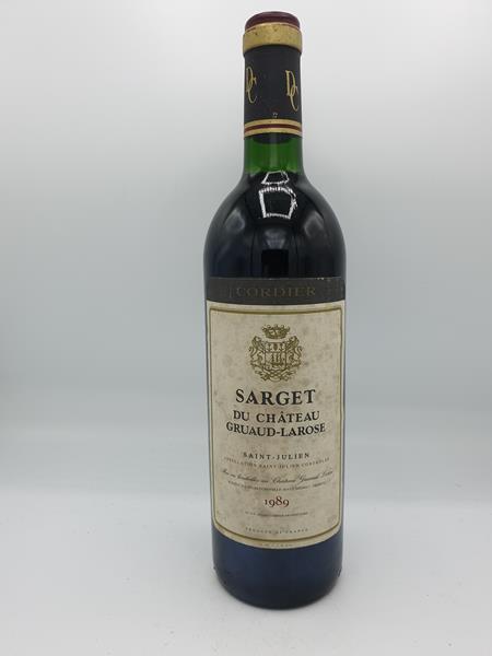 Saget de Château Gruaud Larose St. Julien 1989