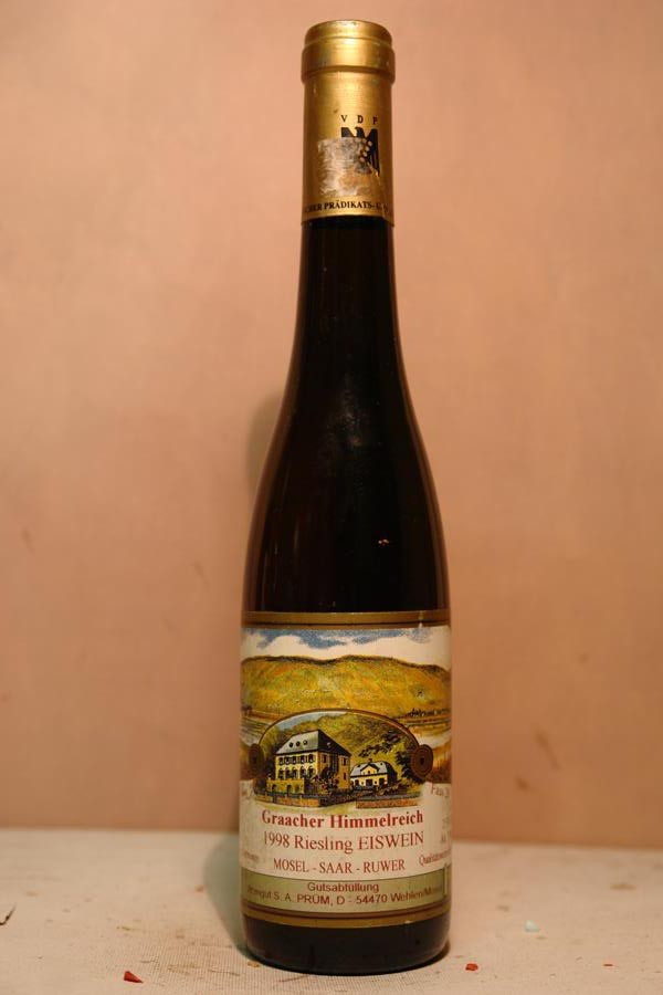 S. A. Prüm - Graacher Himmelreich Riesling Eiswein Goldkkapsel Fass 28 1998 375ml