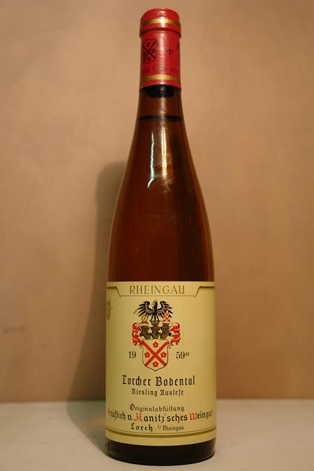 Graf von Kanitz - Lorcher Bodental Riesling Auslese 1959
