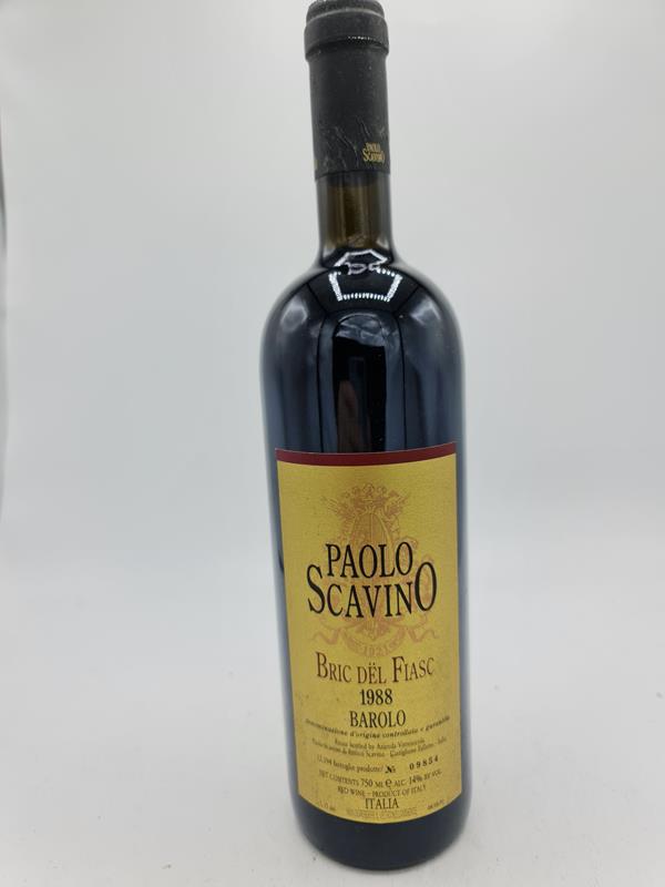Paolo Scavino - Bric del Fiasc Barolo DOCG 1988