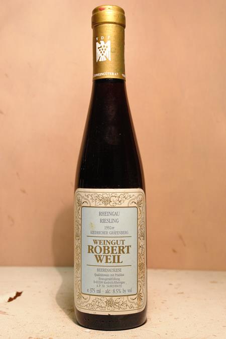 Robert Weil - Kiedricher Gräfenberg Riesling Beerenauslese Goldkapsel 1992 375ml