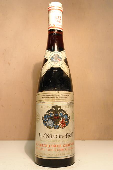 Dr. Bürklin Wolf - Wachenheimer Gerümpel Riesling Trockenbeerenauslese 1959