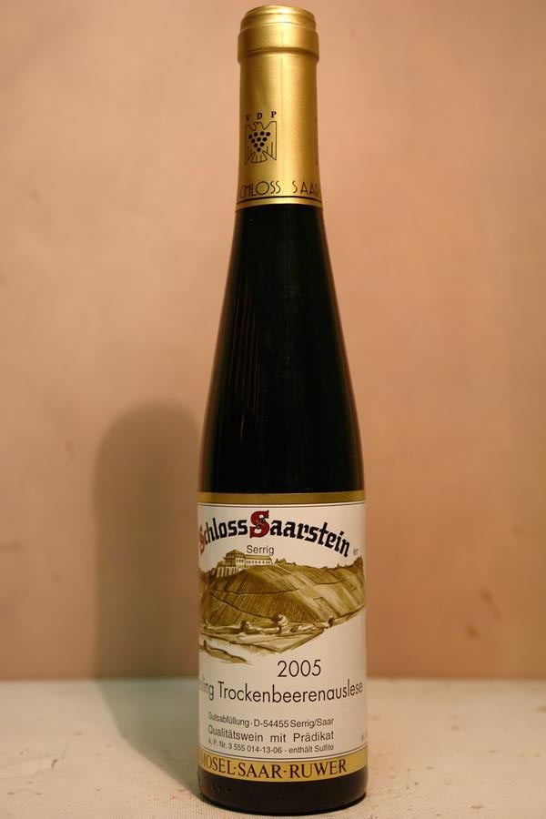 Schloss Saarstein - Serriger Schloss Saarsteiner Riesling Trockenbeerenauslese Goldkapsel 2005 375ml