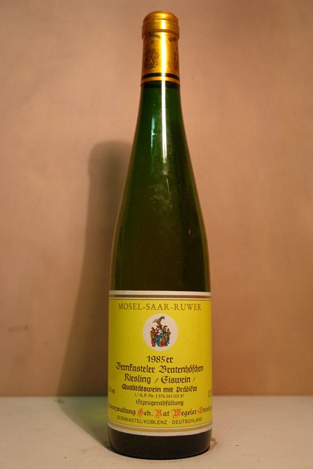 Gutsverwaltung Geheimrat J. Wegeler Deinhard - Bernkasteler Brathöfchen Riesling Eiswein 1985