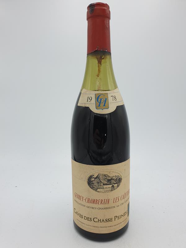 Caves Des Chasse Peines - Gevrey-Chambertin 1er cru 'Les Cazetiers' 1978
