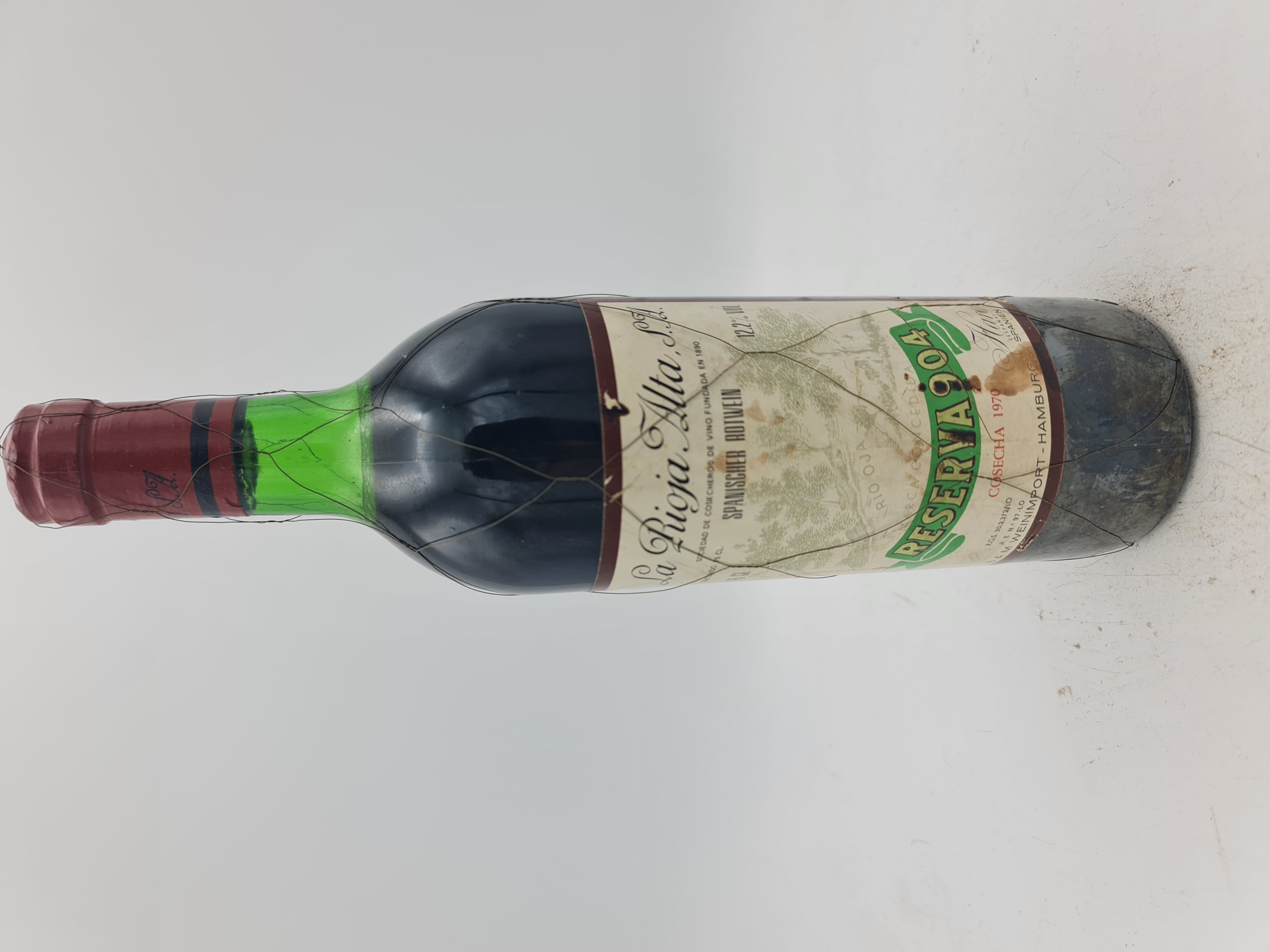 La Rioja Alta S.A. Gran Reserva 904 Rioja DOCa 1970