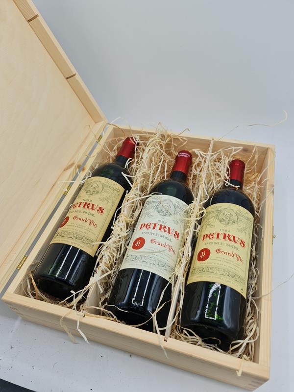 Holzkiste Weinholzkiste Geschenkverpackung in Naturholz inkl. Holzwolle für DREI 750ml Flasche