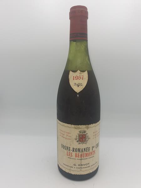 Domaine Jean Grivot - Vosne-Romanée 1er Cru 'Les Beaumonts' 1967