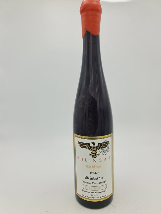 Hessische Staatsweingüter Kloster Eberbach - Steinberger Riesling Beerenauslese Versteigerungswein 1934