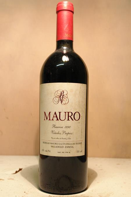 Bodegas Mauro 'Mauro' - Vino Tinto de la Tierra de Castilla y Leon Reserva 1990