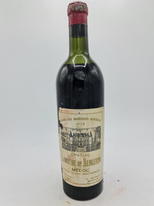 Château Lamothe de Bergeron Médoc Grand Cru Bourgeois Superieur 1942